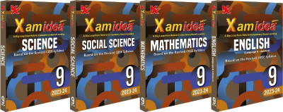 Xam Idea Bundle Set Of 4 (Science, Social Science, Mathematics & English (Lang. & Lit) Class 9 Book | CBSE | Chapterwise Question Bank | Based On Revised CBSE Syllabus | NCERT Questions Include | Exam(Paperback, Xamidea Editorial Board)
