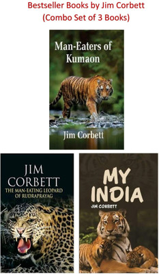 Jim Corbett Books: Man-Eaters Of Kumaon, The Man-Eating Leopard Of Rudraprayag & My India (Set Of 3 Books)(Hardcover, Jim Corbett)