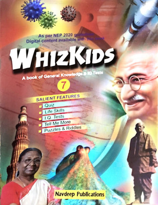 Whizkids A Book Of General Knowledge & Iq Tests Class 7(Paperback, MRS.D. BHANDARI)