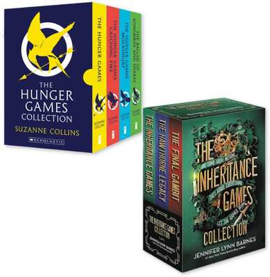 The Hunger Games Collection 4 Books Set & The Inheritance Games Collection COMBO(Paperback, Suzanne Collins)