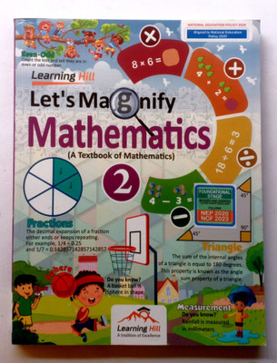 Let's Magnify Mathematics Class-2(LEARNING HILL, Dr. Prashant Vasudev, Asha Ashok, Dr. C. B. Mishra)