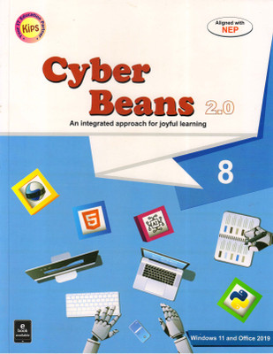 Kips, Cyber Beans 2.0 For Class - 8 (Windows 11 And Office 2019)(Paperback, IT EDUCATION)