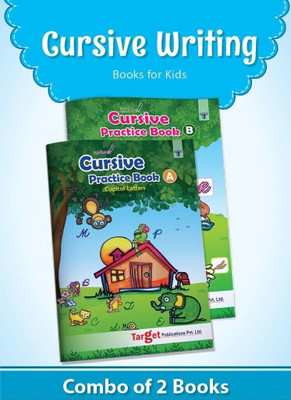 Cursive Writing Books For Kids | Age 5 To 8 Year Old | Handwriting Practice Capital And Small Letters For Children(Paperback, Content Team at Target Publications)