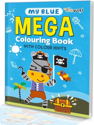 My Blue Mega Colouring Book I Colouring Book For Kids(Paperback, Manoj Publication editorial board)