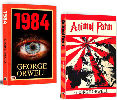 George Orwell Collection : 1984 + Animal Farm | Dystopian Classic Fiction - Set Of 2 Books(Paperback, George Orwell)