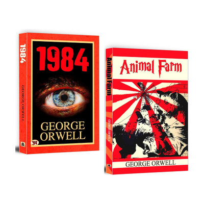 George Orwell Collection : 1984 + Animal Farm | Dystopian Classic Fiction - Set Of 2 Books(Paperback, George Orwell)