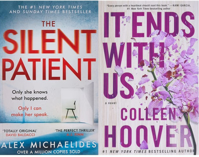 Ends With Us By Colleen Hoover + The Silent Patient By Alex Michaelides (Combo Of 2 Books)(Paperback, Colleen Hoover)