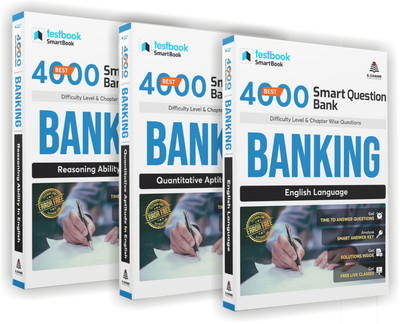 Best 4000 Smart Practice Questions For Banking English Language+ Quantitative Aptitude English+REASONING ABILITY IN ENGLISH (Set Of 3 Books) NEW EDITION-2023(Paperback, A PANEL OF AUTHORS) Best 4000 Smart Practice Questions For Banking English Language+ Quantitative Aptitude English+REASONING ABILITY IN ENGLISH (Set Of 3 Books) NEW EDITION-2023(Paperback, A PANEL OF AUTHORS)
