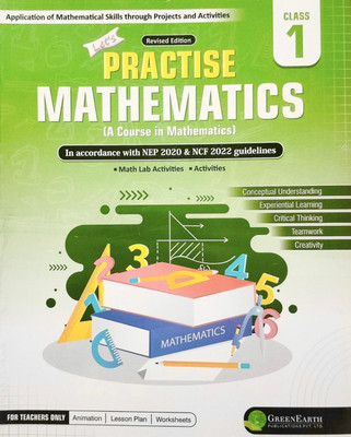 Let's Practise Mathematics Class 1 – Revised Edition | Based On NEP 2020 & NCF 2022 | Trusted By Schools & Teachers | Math Lab & Activity Based Learning Book(Paperback, Rachna Mehta, Dr. Rajesh Kumar Thakur) Let's Practise Mathematics Class 1 – Revised Edition | Based On NEP 2020 & NCF 2022 | Trusted By Schools & Teachers | Math Lab & Activity Based Learning Book(Paperback, Rachna Mehta, Dr. Rajesh Kumar Thakur)