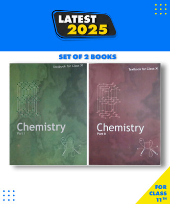 Ncert Chemistry Class 11 Pack Of 2 Book Part 1 And 2 English Mediun Paperback, NCERT|New Latest Edition For 2025-2026(Paperback, NCERT)