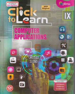 Click To Learn Computer Applications Code 165 Class -*9(Paperback, ABHAY SINGH)