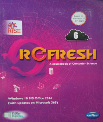 Refresh A Course Book Of Computer Science Class 6(Pepper back, Barbie)