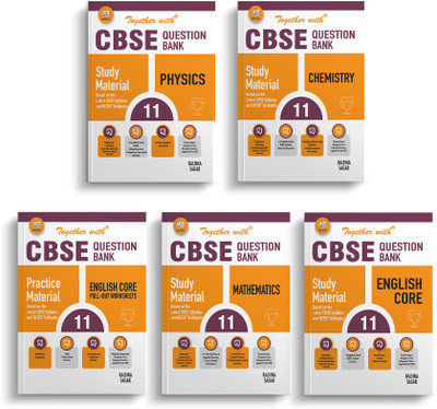 Together With CBSE Question Bank Class 11 Mathematics, English Core, Chemistry, Physics, English Core (POW) Exam 2024 Based On Latest Pattern(Paperback, Rachna Sagar)