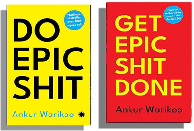 Ayazbooks Combo – Best Of 2 Ankur Warikoo Books: Do Epic Shit & Get Epic Shit (English, Pack Of 2 – Paperback)(Paperback, Ankur Warikoo)