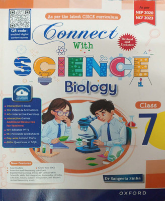 Connect With Science Biology Class 7(Pepper back, Dr Sangeeta Sinha)