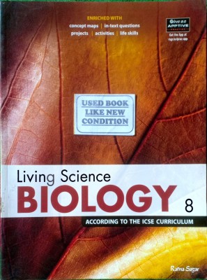 Living Science Biology Class-8 (Old Book)(Paperback, D K Rao)