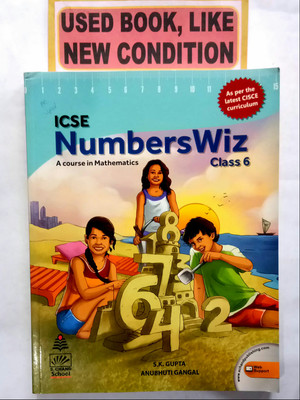 ICSE NUMBERS WIZ Class-6 (Old Book)(Paperback, S. K. Gupta)