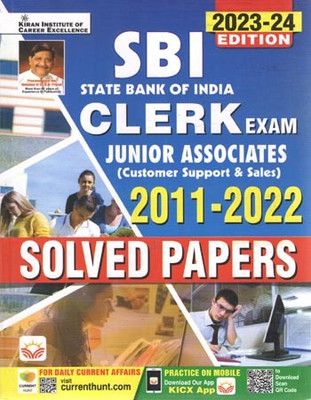 Sbi (State Bank Of India) Clerk Exam Junior Associates (Customer Support & Sales) [2023-24 Edition] With Sloved Papers Of 2011-2022(Paperback, EXPART TEAM)