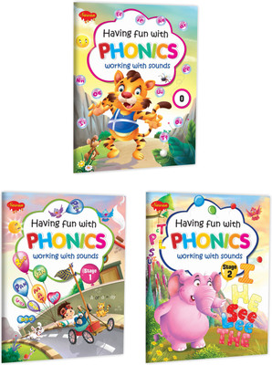Set Of 3 School Books, Having Fun With Phonics (Stage 1), Having Fun With Phonics (Stage 2) And Having Fun With Phonics-0(Paperback, Manoj Publications Editorial Board)