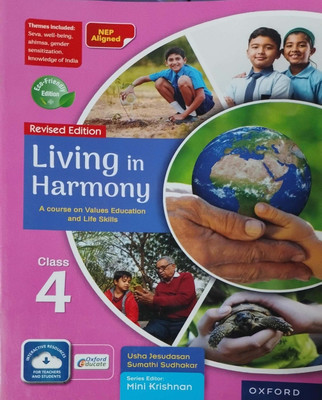 Revised Edition Living In Harmony Class 4(Pepper back, Usha jesudasan)