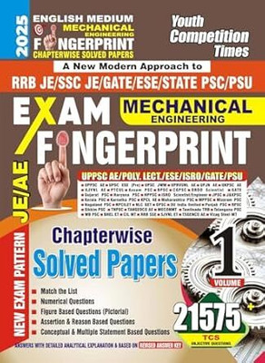Mechanical Engineering Exam Fingerprint 2025, Chapterwise Solved Papers For JEE/GATE/PSU/PSC, Volume 1, 21575 Questions(Paperback, ANAND K MAHAJAN)