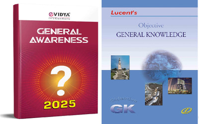Lucent Objective General Knowledge 2024 English Edition (Latest Updated Edition Of Lucent Objective Gk Book ) & Evidya General Awareness 2025 | (Set Of 2 Books)(Paperback, Lucent's & Evidya) Lucent Objective General Knowledge 2024 English Edition (Latest Updated Edition Of Lucent Objective Gk Book ) & Evidya General Awareness 2025 | (Set Of 2 Books)(Paperback, Lucent's & Evidya)