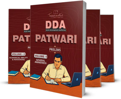 ToppersNotes Delhi Development Authority (DDA) Patwari (Preliminary) Prelims Exam Preparation Study Material Notes In English Medium Set Of Books, Latest Edition(Perfect Paperback, TOPPERSNOTES)