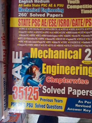 (English Medium) Mechanical Engineering Vol 2 Chapter-Wise Solved Papers Paperback – Big Book, 1(BOOK, YOUTH COMPETITION TIMES)