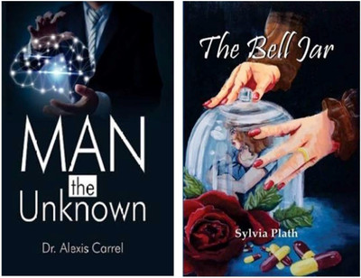 Man The Unknown & The Bell Jar ( Combo Set Of 2 Bestseller Books)(Hardcover, Dr. Alexis Carrel & Sylvia Plath)
