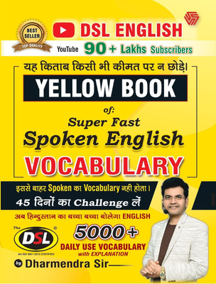 Yellow Book | Super Fast Spoken English | Vocabulary | Dharmendra Sir | DSL(Paperback, Dharmendra Sir)