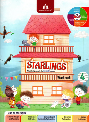 Madhubun, Starlings(A Holistic To The English Language) Workbook - 4(Paperback, TEAM MADHUBUN)
