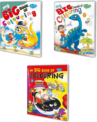 Best For Kids Set Of 3 Colouring Book | My Big Size(Paperback, Manoj)