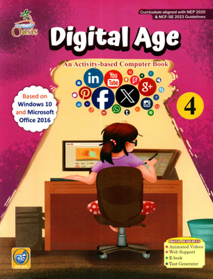 Oasis, Digital Age, Activity Based Computer Book, Class-4(Paperback, DR. SHILPA JEJURKAR)