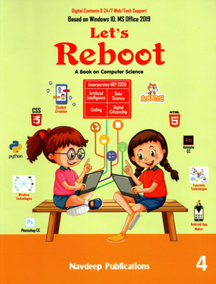 Navdeep, Let's Reboot(A Book On Computer Science) Class - 4(Paperback, ARUN SONI, Dr. SABHYATA SONI)