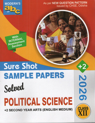 Modern’s ABC Sure Shot Sample Paper Solved Political Science For +2 Second Year Arts (English Medium) | CHSE Odisha Class XII | As Per New Question Pattern 2026 With Internal Assessment Section(Paperback, Modern abc group Of writers)
