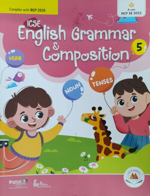 Icse English Grammar & Composition Class 5(Pepper back, Shampa rakshit)
