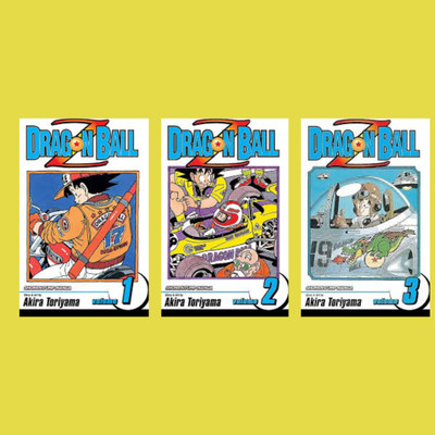 Combo Of 3 Books: Dragon Ball Z, Vol. 1 & Vol. 2 & Vol. 3 (Manga)(Paperback, Toriyama akira)