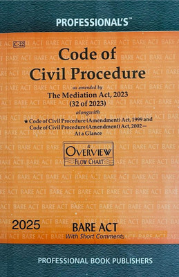 Code Of Civil Procedure Bare Act With Short Comments (Paperback In English By Professional)(Paperback, Professional's)