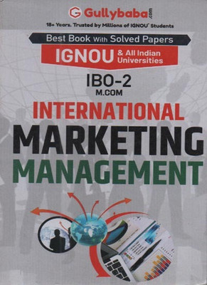Gullybaba Ignou Ibo-2 International Marketing Management For Master Of Commerce [m.com] Best Book With Solved Papers(Paperback, VIJAY PRATAP)