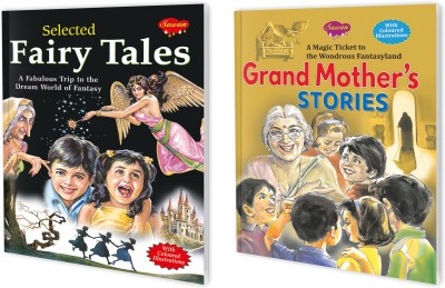 Set Of 2 Books | Tell Me A Great Story Books Of Selected Fairy Tales And Grand Mother’s Stories(Paperback, Manoj)