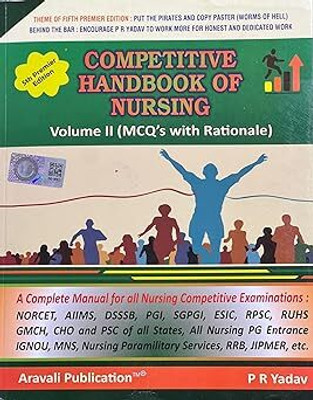 Best Seller
PR Yadav's Competitive Handbook Of Nursing Vol 2 MCQ (English Only) 5th Edition(Paperback, pr yadav)