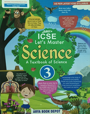 ICSE Let's Master Science A Test Book Of Science Class 3(Paperback, Dr. Pramod Mahajan)