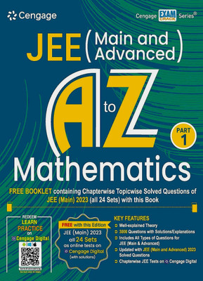 JEE (Main And Advanced) A To Z Mathematics: Part 1(Paperback, Cengage India)