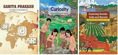 ORIGINAL NCERT Class 8 Textbook Of Mathematics, Science, Social Science (Ganita Prakash, Curiosity, Exploring Society India And Beyond Part-I) Grade 8 (Set Of 3 Books) Latest Edition 2025-2026 (Pack Of 3 Book's)(Paperback, NCERT) ORIGINAL NCERT Class 8 Textbook Of Mathematics, Science, Social Science (Ganita Prakash, Curiosity, Exploring Society India And Beyond Part-I) Grade 8 (Set Of 3 Books) Latest Edition 2025-2026 (Pack Of 3 Book's)(Paperback, NCERT)