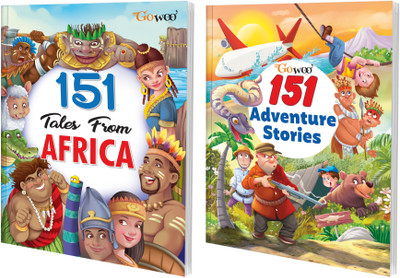 151 Tales From Africa And 151 Adventure Stories I Set Of 2 Books I Perfect Match For Growing Kids By Gowoo(Paperback, Manoj Publication editorial board)