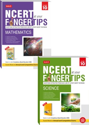 MTG NCERT At Your Fingertips Class 10 Mathematics & Science (Set Of 2 Books) - Chapterwise Topicwise Practice Corner, NCERT Notes & Exemplar Problems MCQs, Assertion & Reason | Based On Latest CBE Pattern(Paperback, Mtg Editorial Board)