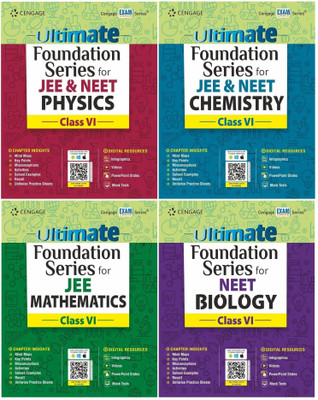 Ultimate Foundation Series For JEE & NEET Physics, Chemistry, Mathematics & Biology For Class VI (Set Of 4 Books)(Paperback, CENGAGE LEARNING EXPEART TEAM)