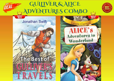 Gulliver & Alice Adventures Combo: Set Of 2 Books (The Best Of Gulliver'S Travels + Alices Adventure In Wonderland)(Hardcover, Jonathan Swift;Lewis Carroll) Gulliver & Alice Adventures Combo: Set Of 2 Books (The Best Of Gulliver'S Travels + Alices Adventure In Wonderland)(Hardcover, Jonathan Swift;Lewis Carroll)