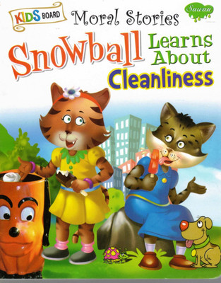 Snowball Learns About Cleanliness | Kids Board Moral Stories | Sawan(Hardcover, Generic)
