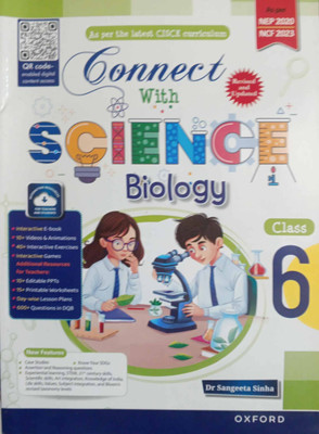 Connect With Science Biology Class 6(Pepper back, Dr Sangeeta Sinha)